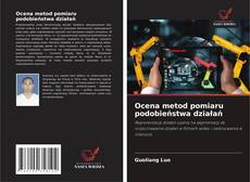 Couverture de Ocena metod pomiaru podobieństwa działań