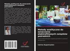 Copertina di Metody analityczne do oznaczania elektrofiliowych związków pośrednich