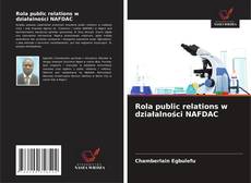 Bookcover of Rola public relations w działalności NAFDAC