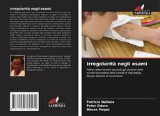 Irregolarità negli esami kitap kapağı