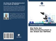 Capa do livro de Die Rolle der Öffentlichkeitsarbeit in der Arbeit der NAFDAC 