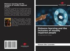 Buchcover von Distance learning and the inclusion of visually impaired people