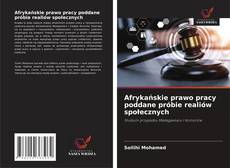 Borítókép a  Afrykańskie prawo pracy poddane próbie realiów społecznych - hoz