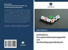Обложка Justizreform, Korruptionsbekämpfungspolitik und Strafverfolgungsmaßnahmen