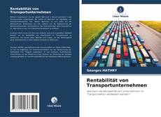 Rentabilität von Transportunternehmen的封面
