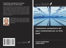 Capa do livro de Tratamiento sonoquímico del agua contaminada por un tinte textil 