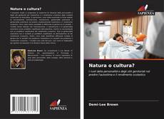 Buchcover von Natura o cultura?