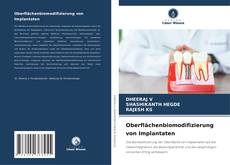 Portada del libro de Oberflächenbiomodifizierung von Implantaten