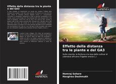 Portada del libro de Effetto della distanza tra le piante e del GA3