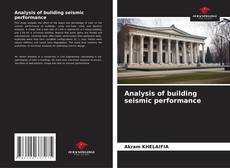 Couverture de Analysis of building seismic performance