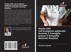 Studio KAP sull'analgesia epidurale durante il travaglio presso il Kenyatta National Hospital kitap kapağı