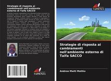 Bookcover of Strategie di risposta ai cambiamenti nell'ambiente esterno di Taifa SACCO