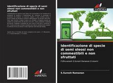 Capa do livro de Identificazione di specie di semi oleosi non commestibili e non sfruttati 