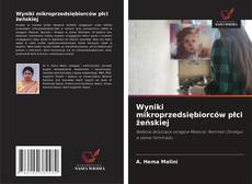 Wyniki mikroprzedsiębiorców płci żeńskiej kitap kapağı