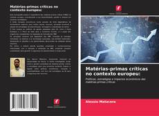 Portada del libro de Matérias-primas críticas no contexto europeu: