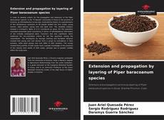 Portada del libro de Extension and propagation by layering of Piper baracoanum species