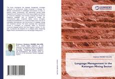 Portada del libro de Language Management in the Katangan Mining Sector