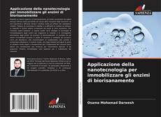 Bookcover of Applicazione della nanotecnologia per immobilizzare gli enzimi di biorisanamento