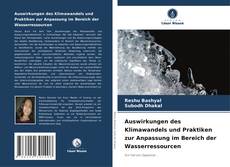 Copertina di Auswirkungen des Klimawandels und Praktiken zur Anpassung im Bereich der Wasserressourcen