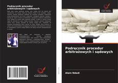Portada del libro de Podręcznik procedur arbitrażowych i sądowych