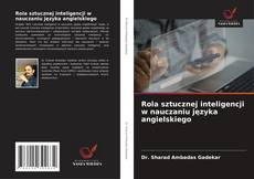 Portada del libro de Rola sztucznej inteligencji w nauczaniu języka angielskiego