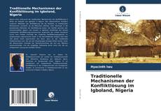 Buchcover von Traditionelle Mechanismen der Konfliktlösung im Igboland, Nigeria