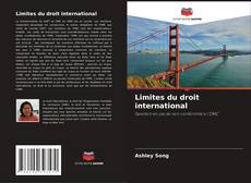 Copertina di Limites du droit international