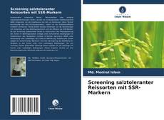 Bookcover of Screening salztoleranter Reissorten mit SSR-Markern