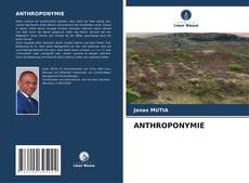 Capa do livro de ANTHROPONYMIE 