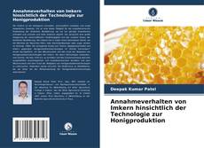 Buchcover von Annahmeverhalten von Imkern hinsichtlich der Technologie zur Honigproduktion