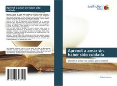 Aprendí a amar sin haber sido cuidada的封面