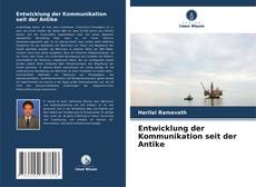 Copertina di Entwicklung der Kommunikation seit der Antike