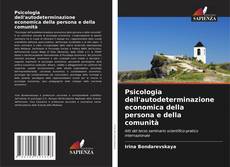 Buchcover von Psicologia dell'autodeterminazione economica della persona e della comunità