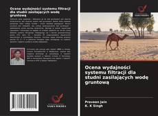 Couverture de Ocena wydajności systemu filtracji dla studni zasilających wodę gruntową