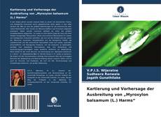 Copertina di Kartierung und Vorhersage der Ausbreitung von „Myroxylon balsamum (L.) Harms“