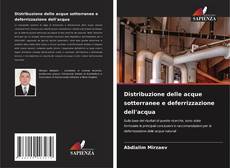 Capa do livro de Distribuzione delle acque sotterranee e deferrizzazione dell'acqua 