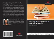 Buchcover von Quality management in teacher training