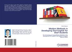 Buchcover von Modern Methods in Developing Oral English for Deaf Students