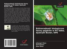Capa do livro de Różnorodność biologiczna fauny pająków w Pir baba, dystrykt Buner, KPK 