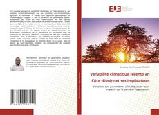 Capa do livro de Variabilité climatique récente en Côte d'Ivoire et ses implications 