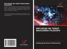 Capa do livro de REFLEKSJE NA TEMAT NAUCZANIA FILOZOFII 