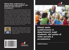 Couverture de Effetti della suddivisione in dipartimenti sugli studenti: dal punto di vista sociale e accademico