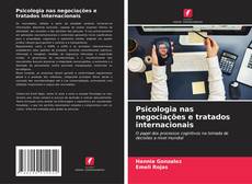 Обложка Psicologia nas negociações e tratados internacionais