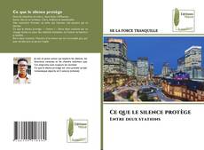 Portada del libro de Ce que le silence protège