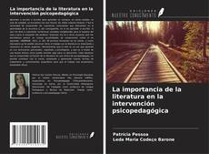 Couverture de La importancia de la literatura en la intervención psicopedagógica