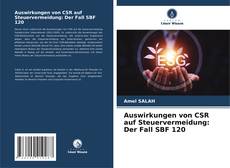 Bookcover of Auswirkungen von CSR auf Steuervermeidung: Der Fall SBF 120