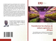 Bookcover of Transformer les chaînes de valeurs agricoles en Afrique