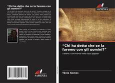 Capa do livro de “Chi ha detto che ce la faremo con gli uomini?” 