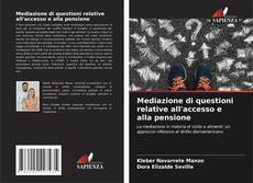 Couverture de Mediazione di questioni relative all'accesso e alla pensione