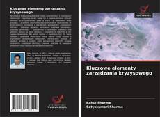 Buchcover von Kluczowe elementy zarządzania kryzysowego